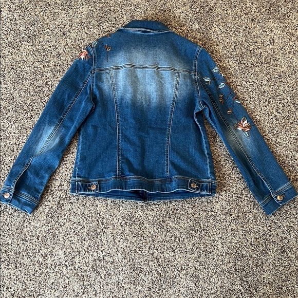 Chico's Embellished Jean Jacket - Picture 3 of 9